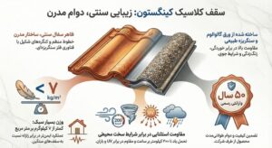 kingston classic stone coated roof tile infographic